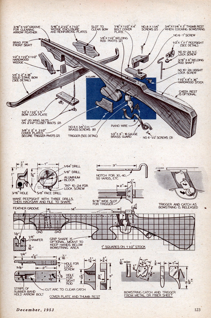 Crossbow Design Plans